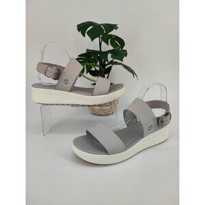 Timberland Women's Lilac Leather Safari Dawn Sandals Size 11 US